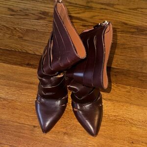 Rebecca Minkoff brown leather boots